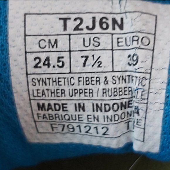 ASICS | Women's Gel Scram Running Shoes Blue Grey Size 7.5 - Picture 8 of 8